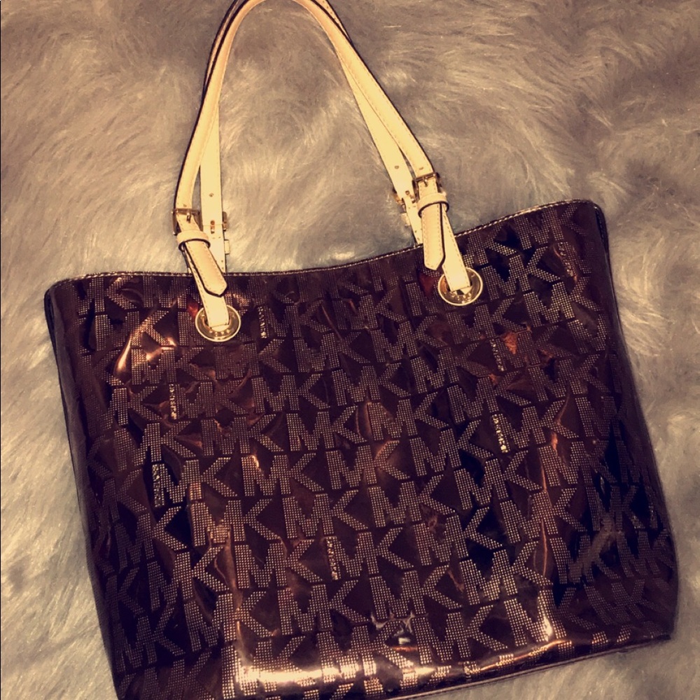 Authentic Michael Kors Metallic Purse
